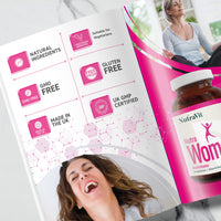 NUTRAWOMAN - Womens Multivitamins | Womens Vitamins - 30 Tablets - 27 Vitamins & Minerals - Daily Multivitamin for Energy & Health - with Probiotics, Biotin, Folic Acid & Methyl B12 - NutraVit