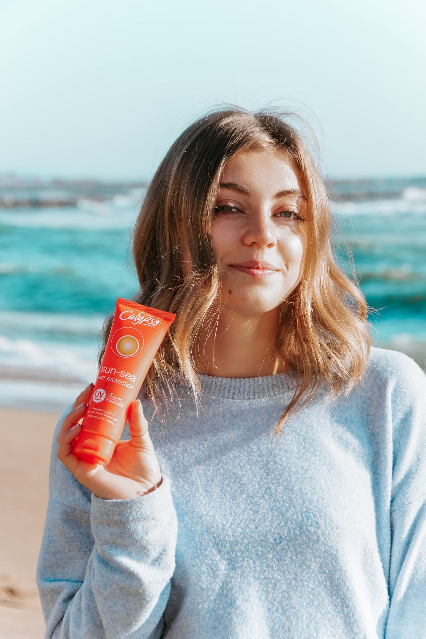 Calypso Sun-Sea Hair Protection - Multipack 2 × 100ml ǀ Contains Argan Oil, Chlorine and Dehydration Protector