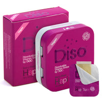 OQO Diso Hapi Tum - Digestive Enzyme Supplements with Probiotics - (Pack of 2) 60 Oral Dissolvable Strips for Gut Health, Vegan, Sugar-Free, Gluten-Free (Berry Blast Flavour)