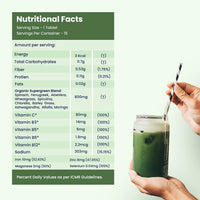 Wellbeing Nutrition Daily Greens | Wholefood Multivitamins with Vitamin C, Zinc, B6 for Immunity & Detox with Organic Certified Plant Superfoods & Antioxidants (2x15 Effervescent Tablets)