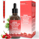 ProBotanics Cayenne Pepper Drops Liquid Extract Supplement | Hawthorn Berry, Turmeric Curcumin, Beet Root, Ginger, Black Pepper for Circulation, Energy and Digestive Health | Alcohol-Free - 60ml