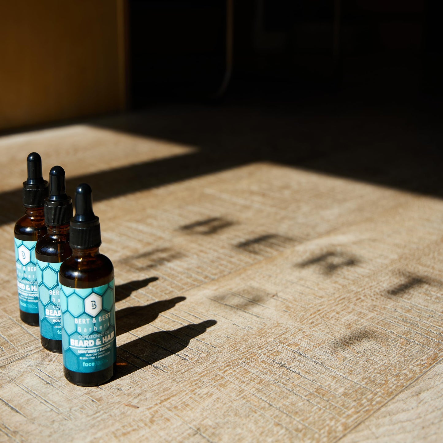Generic Face Facts | Bert & Bert Barbers Beard & Hair Oil | Multi-use Oil | Smooth + Nourish | 50ml