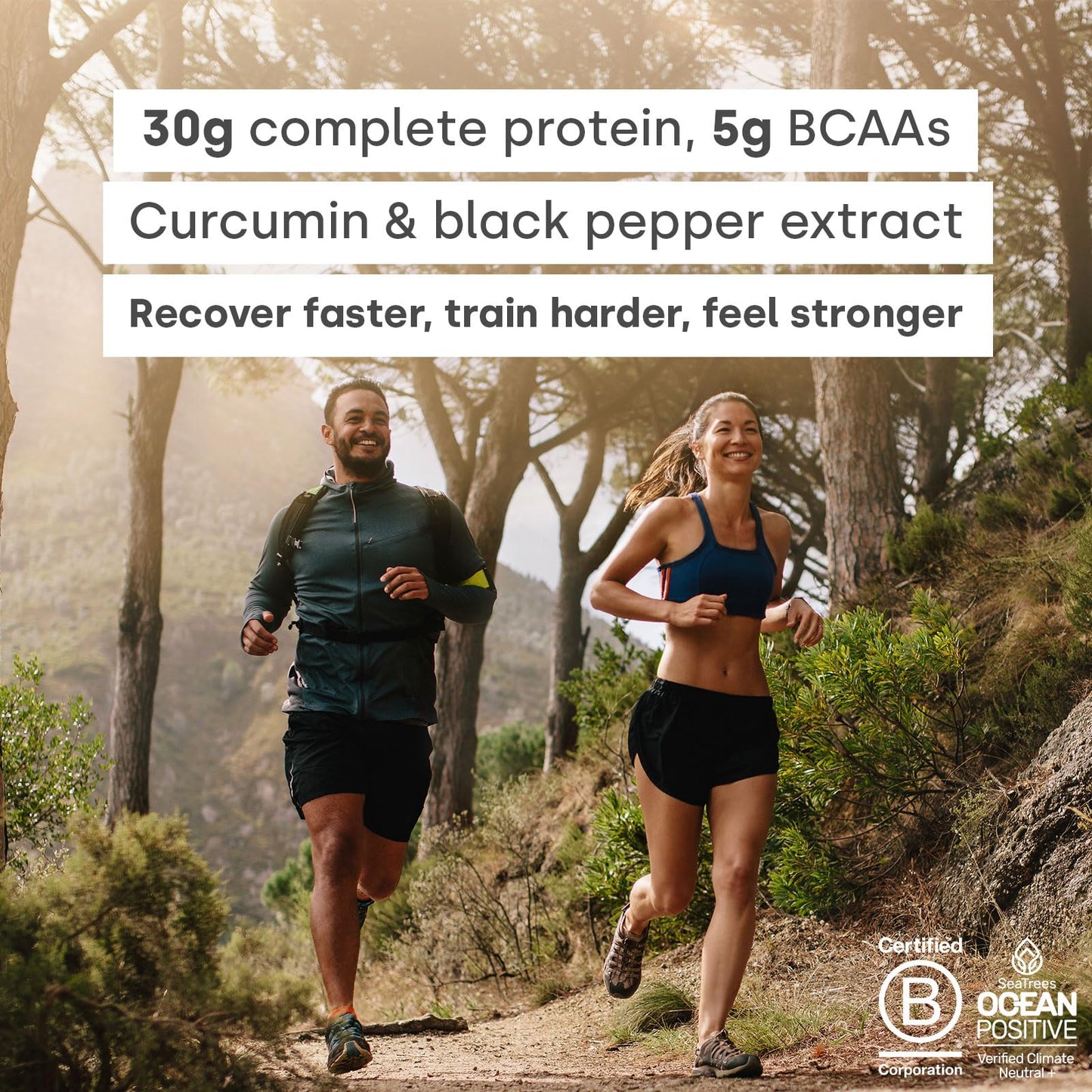 Form Performance Protein - Vegan Protein Powder - 30g of Plant Based Protein per Serving, with BCAAs and Digestive Enzymes. Perfect Post Workout. Tastes Great with Just Water!