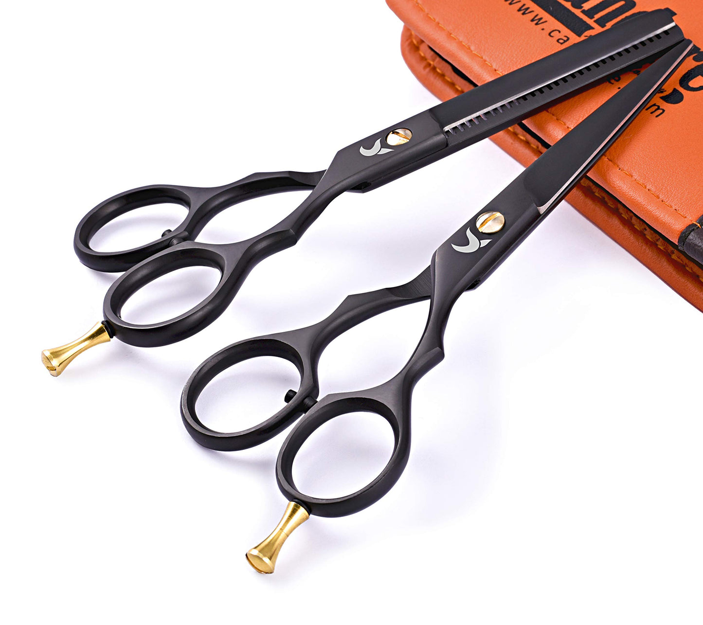 CANDURE Candure Hairdressing Cutting Scissors Barber and Thinning Salon Shears Set 5.5 inch