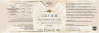 Sky Premium Life Calcium Food Supplement with Magnesium and Zinc – 2 x 60 Tablets - (120 Tablets)