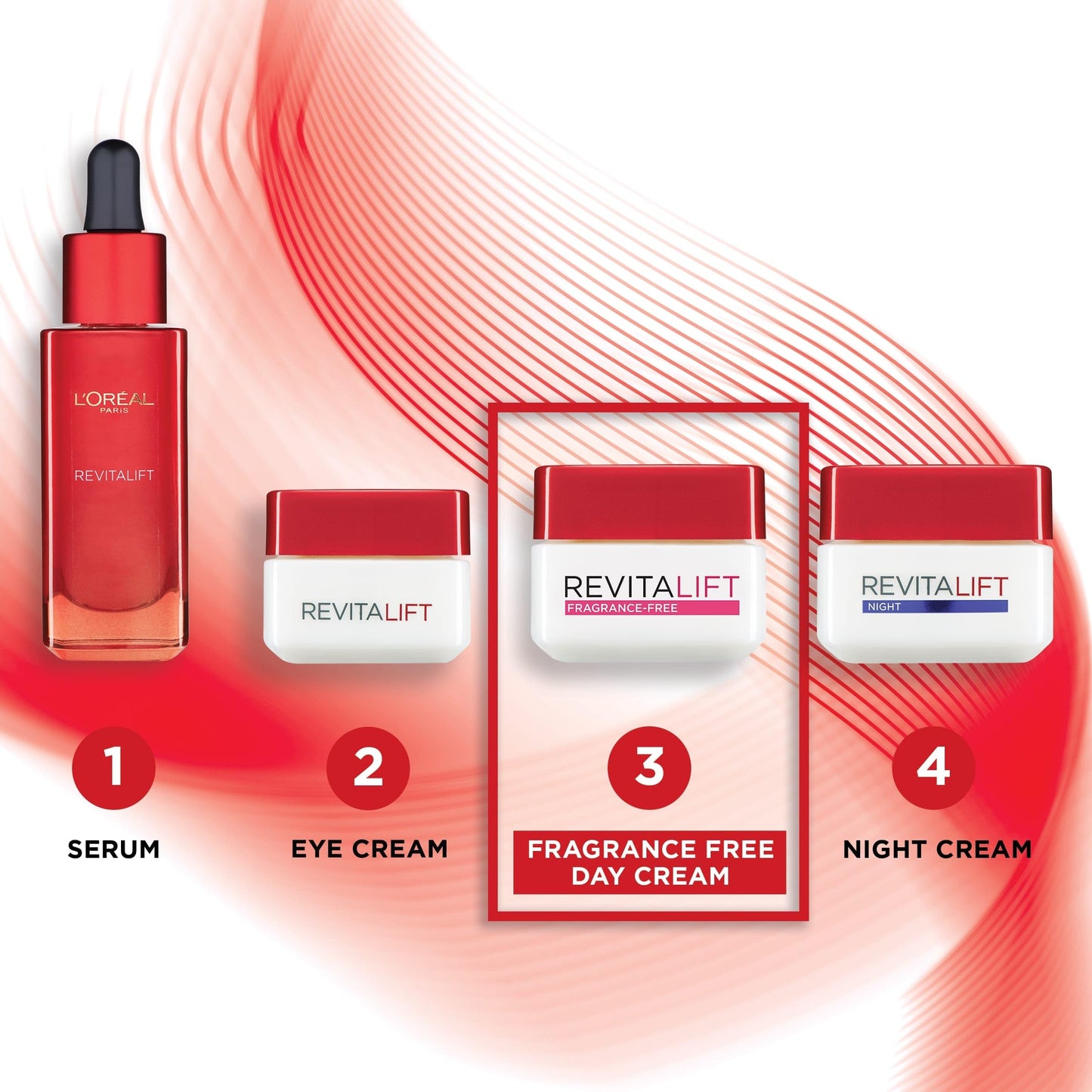 L'Oreal Paris Revitalift Fragrance Free Lifting Day Cream With Natural Probiotic Extracts 50Ml