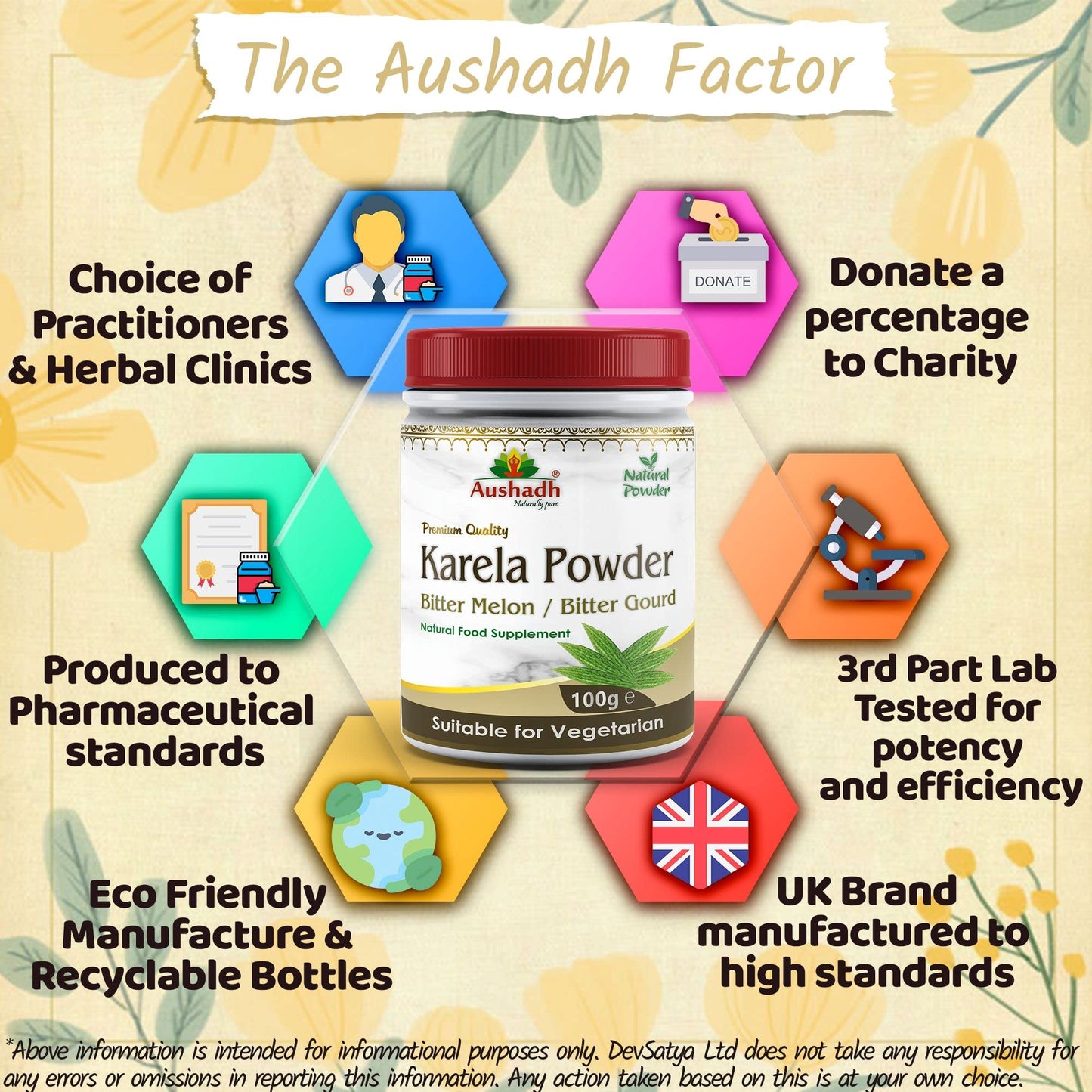 Aushadh Bitter Gourd (Karela) Powder