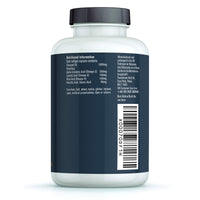 Transforme Flaxseed Oil Capsules 1000mg, Cold Pressed Omega 3 6 9, 180 Softgels, High in Alpha Linolenic, Linoleic & Oleic Acid, 2000mg Serving, Lactose & Gluten Free