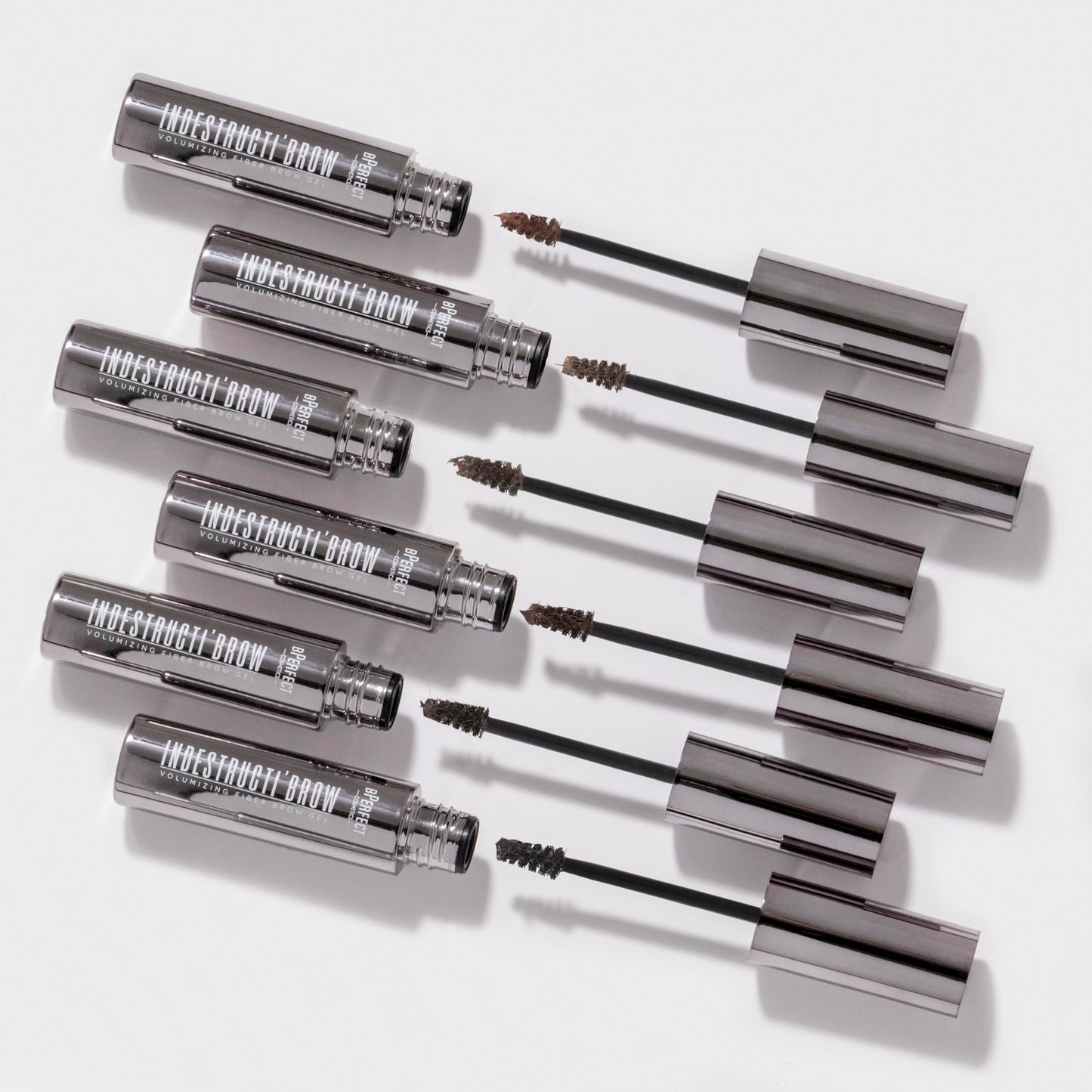 BPerfect Indestructi’Brow – Brow Fiber Gel Mascara with Sweat-Proof Microfibres for Volume, Hold & Colour – Ash Brown (For Silver, Ash Blonde & Dark Brown Hair), 8ml
