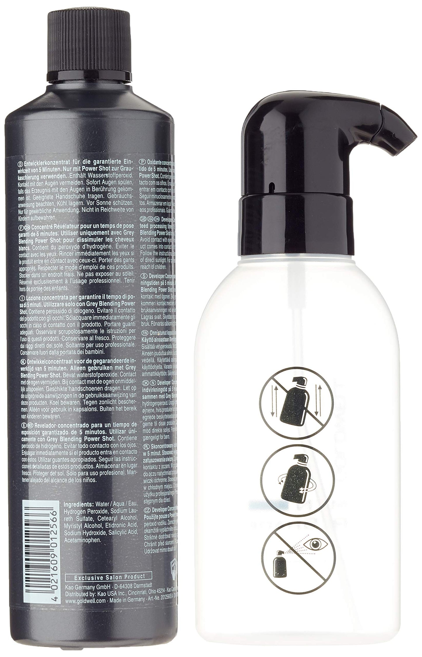 Goldwell Men Reshade developer concentrate 250 ml & applicator bottle