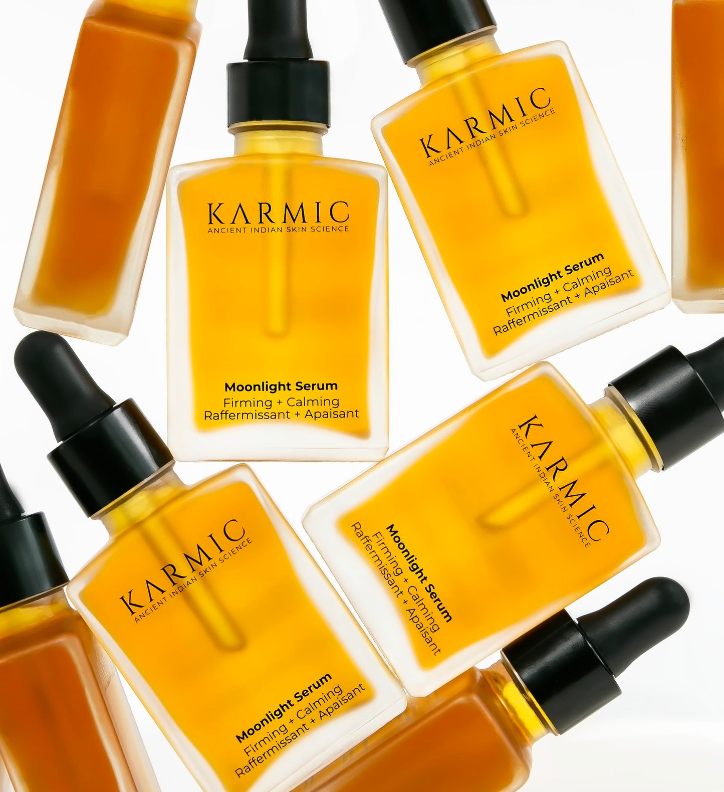 Karmic Skin Anti Ageing Face Serum: Bakuchiol + Vitamin C | Wrinkles, Dark Spots, Hyperpigmentation Night Treatment | Best Natural Retinol | Hydrating Collagen Boosting Facial Oil | Dark Spot Remover