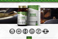 Ezyleaf Bone Supplement | Calcium Magnesium Zinc and Vitamin D3 Capsules with Boron & Vitamin K2 MK7 | 180 Bone Bolster Calcium Citrate Bone Health Supplements | Non-GMO Gluten Free & UK ISO Certified