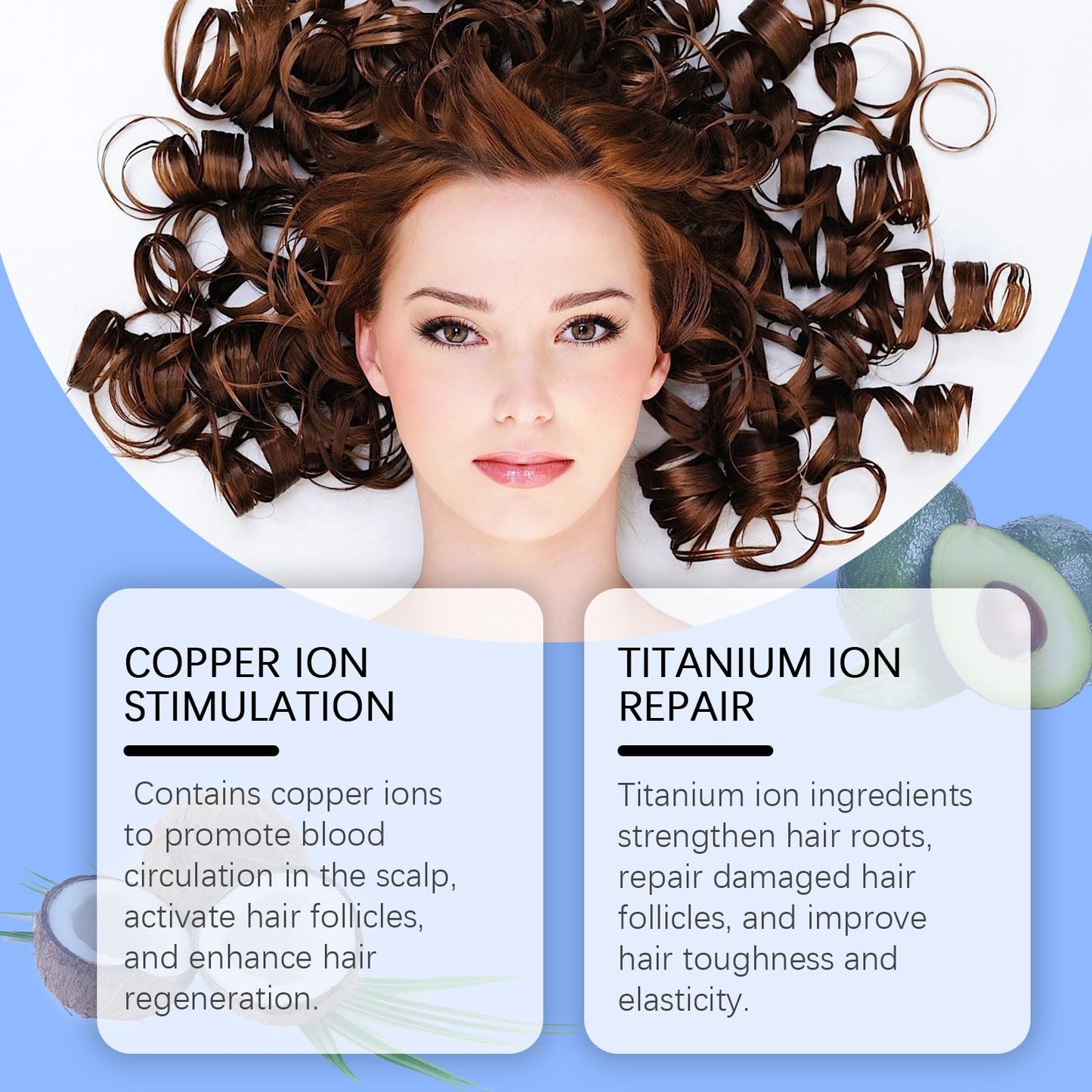 Copper Peptide Hair Growth Serum, Hair Growth Oil, Hair Thickening Products for Women & Men, Hair Serum for Dry Damaged Hair, Hair Oils for Hair Growth, Hair Care for Thinning Hair & Hair Loss