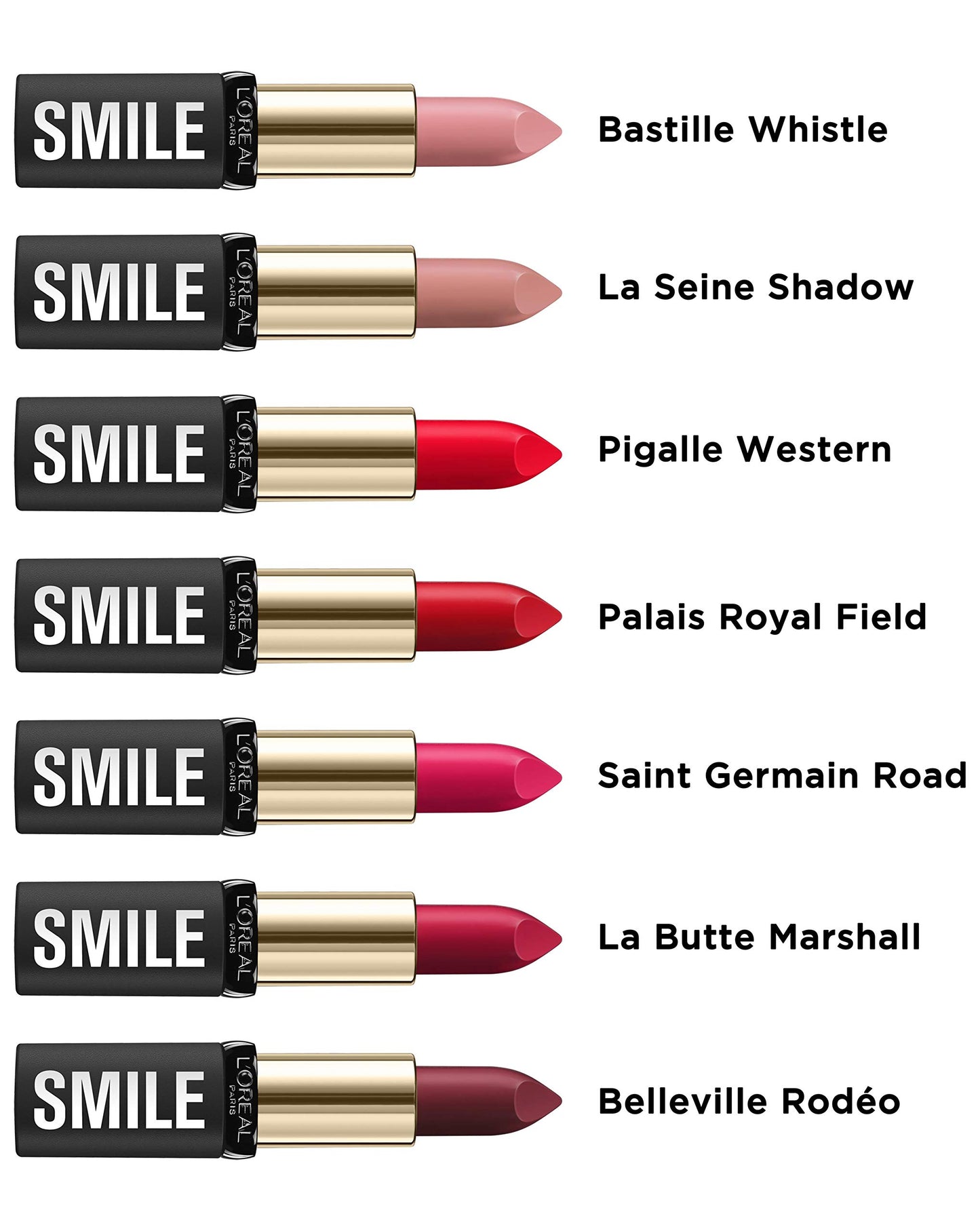 L'Oreal L'Oréal Paris Isabel Marant SMILE Lipstick Bastille Whistle, Nourishing Lipstick for Full and Healthy Lips, 4 g