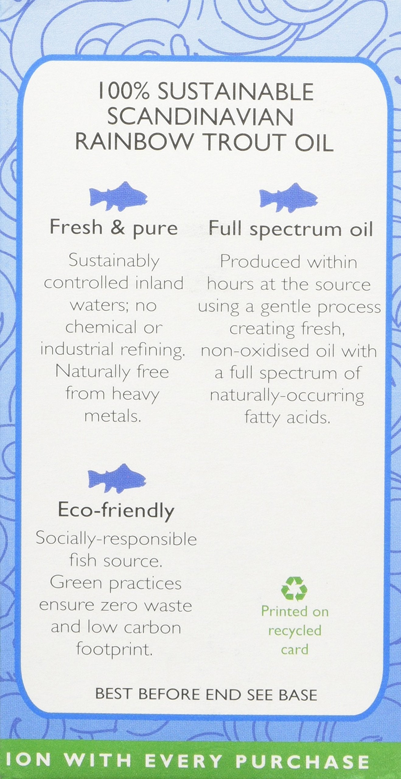 Viridian Scandinavian Rainbow Trout Oil Capsules 90