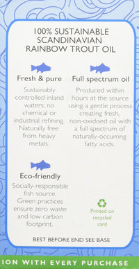 Viridian Scandinavian Rainbow Trout Oil Capsules 90