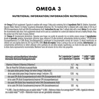 Weider Omega 3. 90 Capsules. EPA and DHA. Enriched with Vitamin E