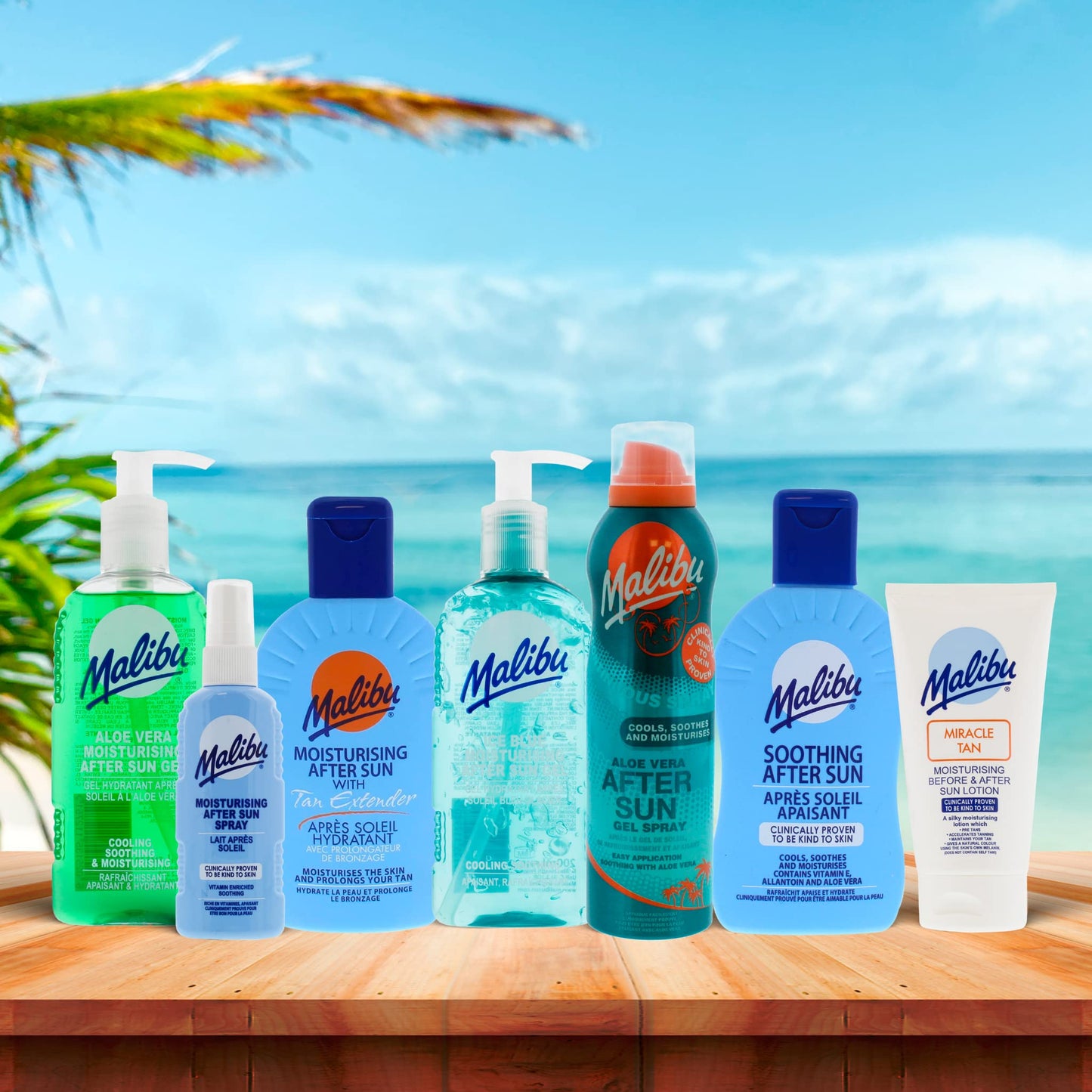 Malibu Soothing Moisturising Vitamin Enriched After-Sun Lotion, 400ml, Original, Multicoloured