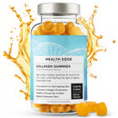 Health Edge Formulas Collagen Gummies - High Strength - for Skin, Hair, Nails, Bones, Muscles & Joints. Hydrolysed Collagen Peptides - Natural Pineapple Flavour, No Additives or Preservatives