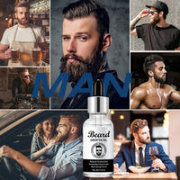 Men's Beard Grooming Kit with Shampoo, Oil, Balm - Complete Beard Care Set for Growth, Moisturizing, Styling - Valentine's Day, Father's Day, Birthday gifts - Complete beard care for men