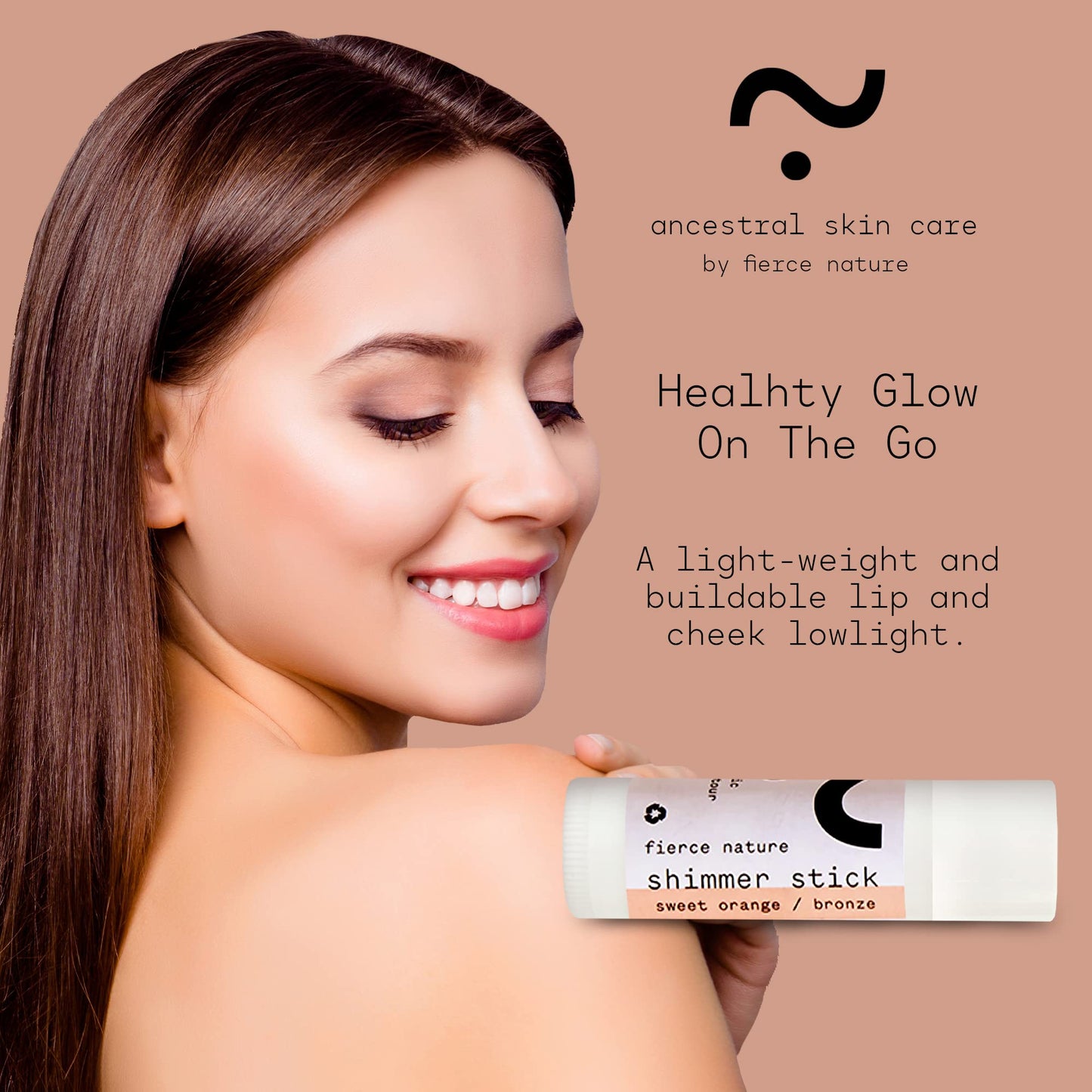 Generic Fierce Nature - Selfie Stick Tallow Balm, Bioavailable Skin Care Essential, Lip Balm, Face Care Must-Have, Vitamin-Rich Body and Face Moisturiser, Sweet Orange - Bronze, 15g