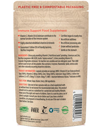 Immune Support Supplement – Together Health – Whole Food Nutrients – Vitamin C, Zinc, Selenium & Live Bacteria – Vegan Friendly – Made in The UK – Pack of 2-60 Vegecaps