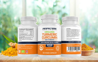 Organic Turmeric Curcumin High Strength and Organic Black Pepper 120 Veg Capsules Advanced Turmeric with Active Ingredient Curcumin Organic Vegan 120 Capsules