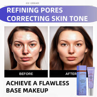 QinZiEn Colour Correcting Cream,Centella Asiatica CC Cream,Korean Colour Corrector,CC Cr-eam,Tinted Face Moisturiser,Skin Tint Moisturiser,Boosting & Soothing Effects,Long Lasting Concealer,Tinted Moisturiser