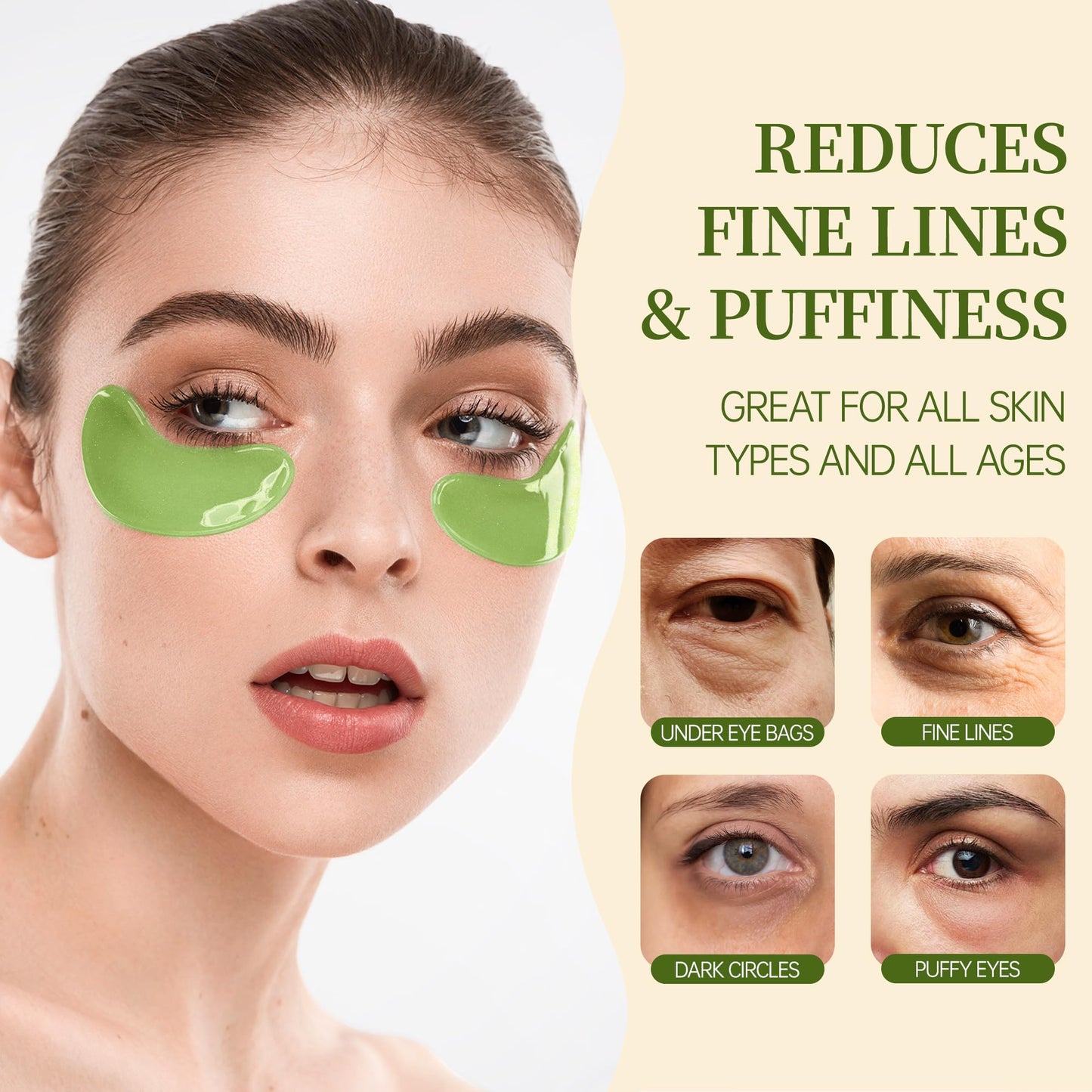 Under Eye Gel Patches, Collagen Eye Patches Anti Wrinkle, Eye Gel Masks for Puffy Eyes, Moisturising Dark Circles Under Eye Women, Under Eye Bags Removal Stickers, Hydrating, Skincare, 30 Pairs