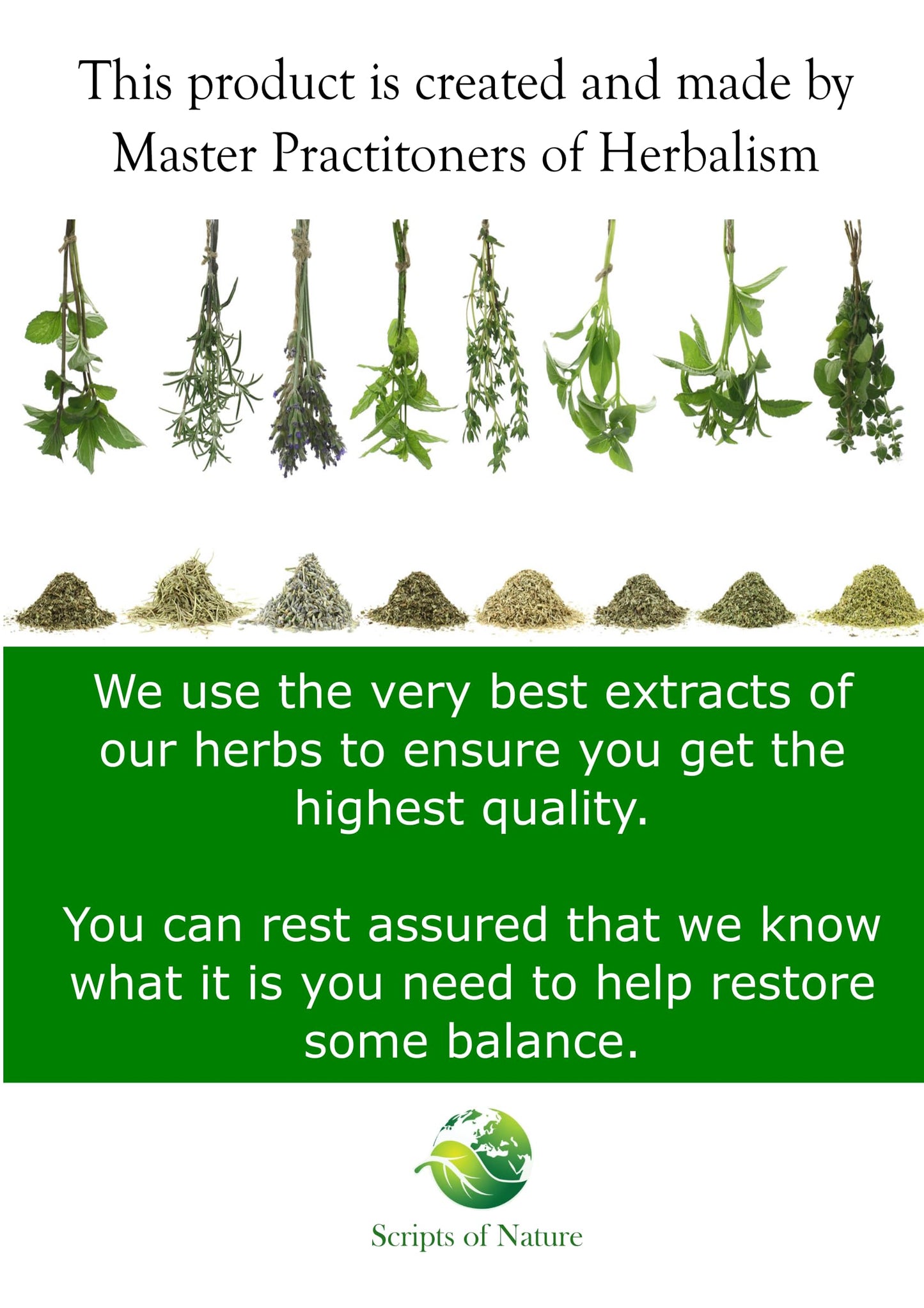 Scripts of Nature Powerful for Anxiety and Low Mood 3 x Adaptogen: Ashwagandha, Rhodiola Rosea & Panax Ginseng