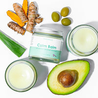 WildMint Calm Balm 100% Natural Relief Treatment for Sore, Itchy & Dry Skin | Intensive Shea Butter Moisturiser Suitable for Baby with Sensitive Skin Prone to Eczema, Redness & Irritation | 120ml