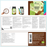 Vegavero Cordyceps Sinensis Organic 7800mg | Organic Mushroom Extract (12:1) | 30% Polysaccharides & Polyphenols | NO Additives | Lab-Tested | Vegan