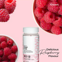 Vegan Bump and Me Folic Acid Pregnancy Vitamin Gummies for Women by Known Nutrition | 60 Two-a-Day Gummies (One Month’s Supply) | Prenatal & Postnatal Support | Raspberry Flavoured Gummies… (1)