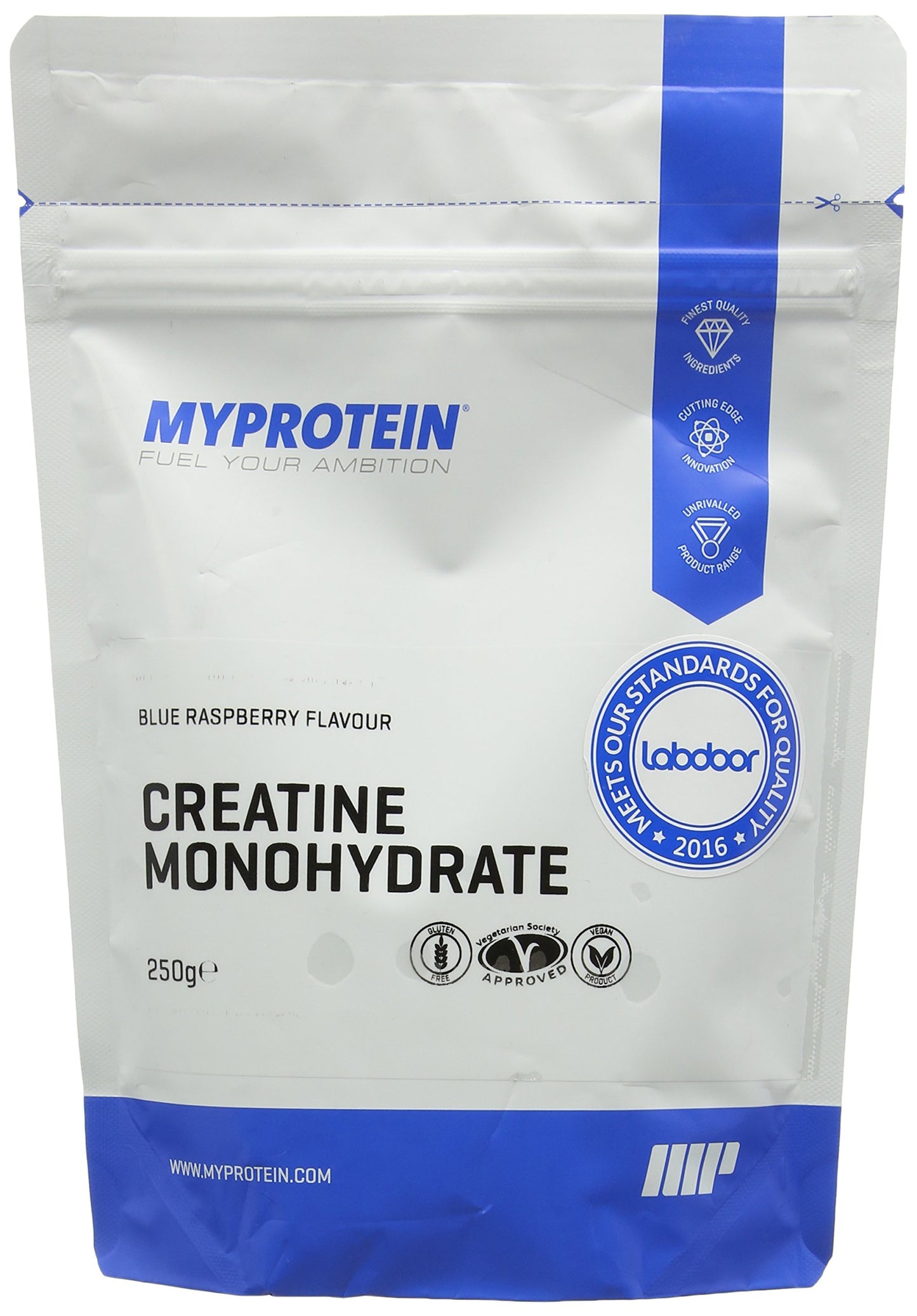 Myprotein MY PROTEIN Creatine Monohydrate Creatine, 250 g, Blue Raspberry