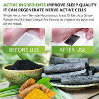 Angivlga Detox Foot Patches, 20 Pcs Deep Cleansing Detox Foot Pads to Help Remove Body Toxins with Natural Organic Bamboos and Ginger Powder for Stress Relief, Enhance Blood Sleep Aid&Deep Sleep (Ginger)