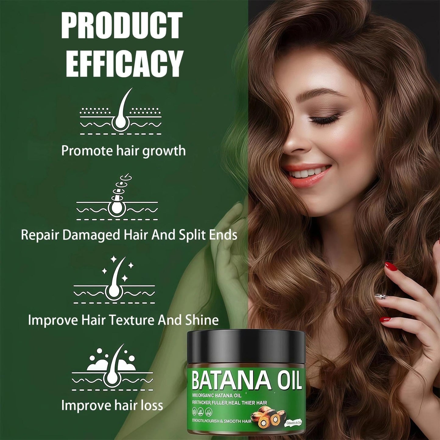Coloroom Raw Batana Oil Paste for Hair Growth – 100% Batana Oil from Honduras, Pure Hair Treatment Repairs Damage, Stops Hair Loss & Boosts Thickness