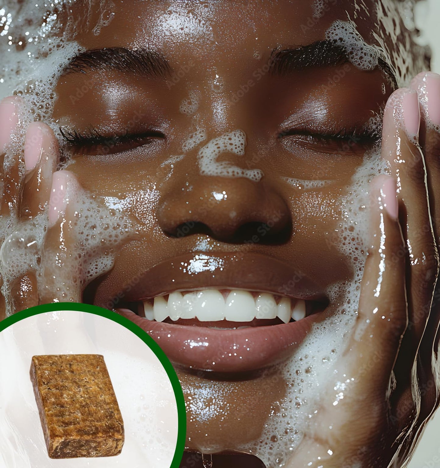 100% Natural African Black Soap | Skin Brightening & Black Spot Removal Unprocessed, Handmade, | Anti-Ageing, Acne Care, Deep Hydration & Moisturizer | Ethically Sourced for All Skin Types