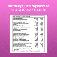 Nutraleya HealthyWoman 50+ Natural Menopause Vitamins, During and After Menopause, an Alternative to HRT, Includes: Soy Isoflavone, Suma Root 60 Day Supply