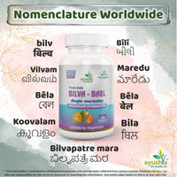 Ayushya Bilva (Bael Leaf) Capsule, 60 Capsules, Natural