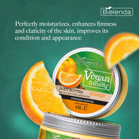 Bielenda Vegan Friendly - Actively Take Care Of The Skin, Tone, Moisturize And Soften It, Restoring The Extraordinary Smoothness And Elasticity - Vegan Friendly Orange Body Butter - 250 ml