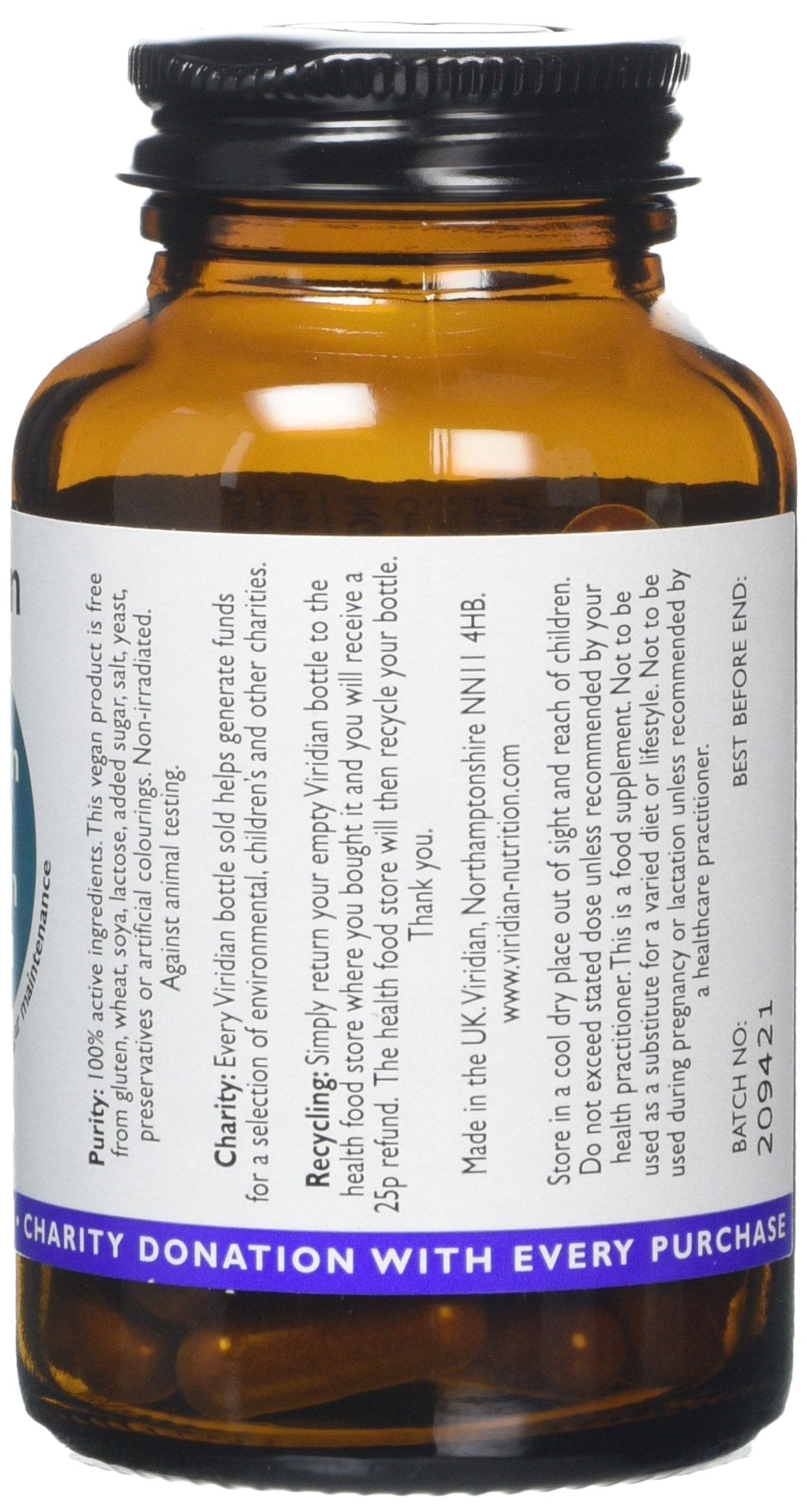 Viridian Chromium & Cinnamon Complex - 60 Capsules