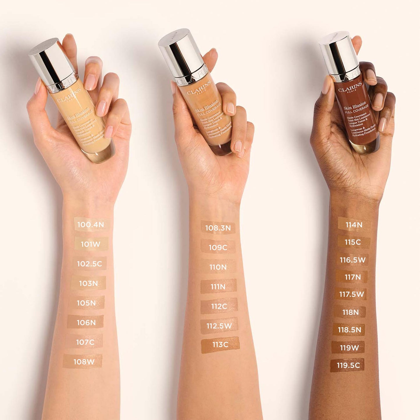 Clarins Skin Illusion Full Coverage 105N 30ml