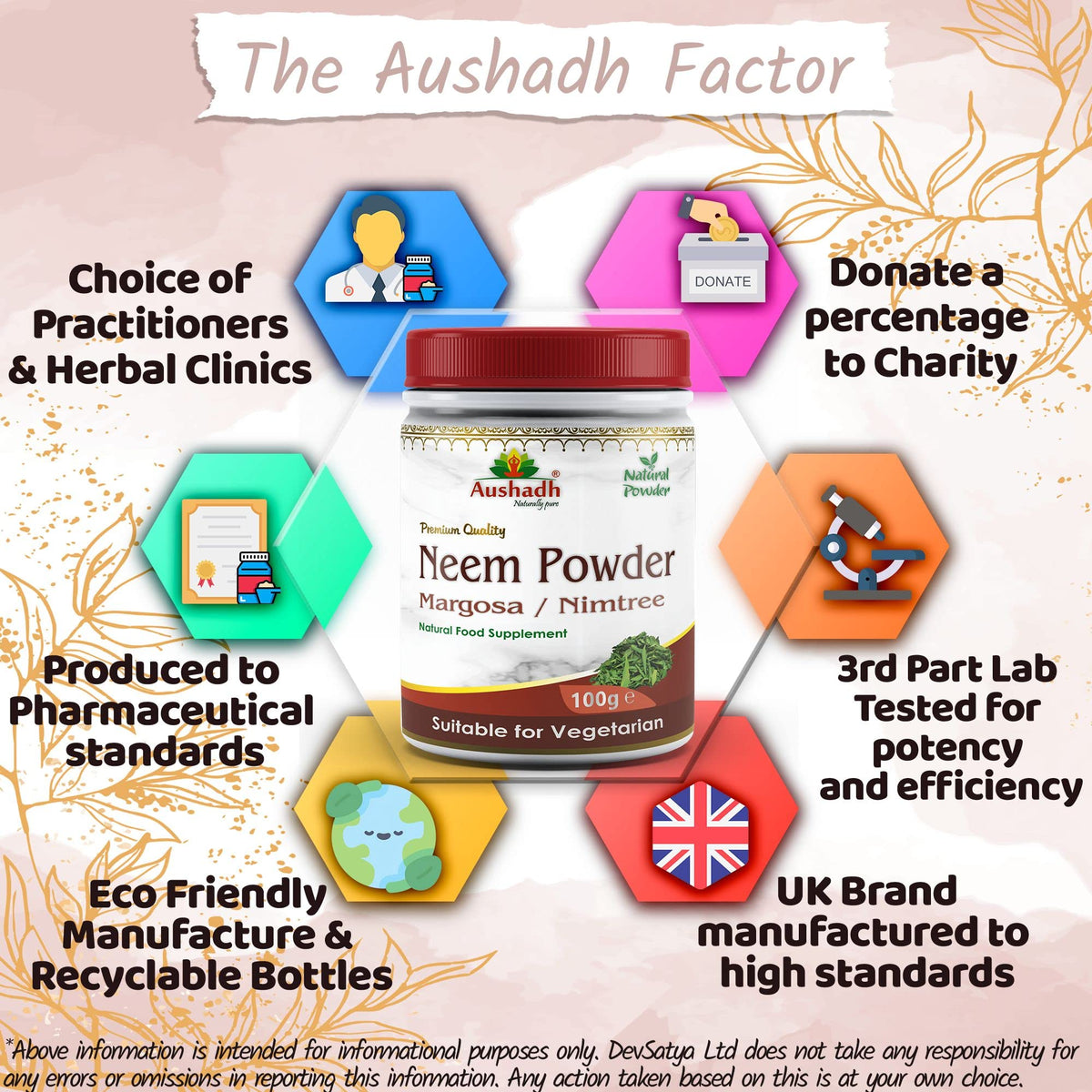 Aushadh Neem (Margosa) Powder