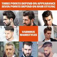 Alelyer Hair Styling Gel for Men, 2-in-1 Hair Wax Gel with Comb, Hair Styling Gel for Men, Hair Gel with Comb, Hair Oil Head Gel, Hair Styling Gel with Comb for Men, Long-Lasting, Quick Building, 100 ml