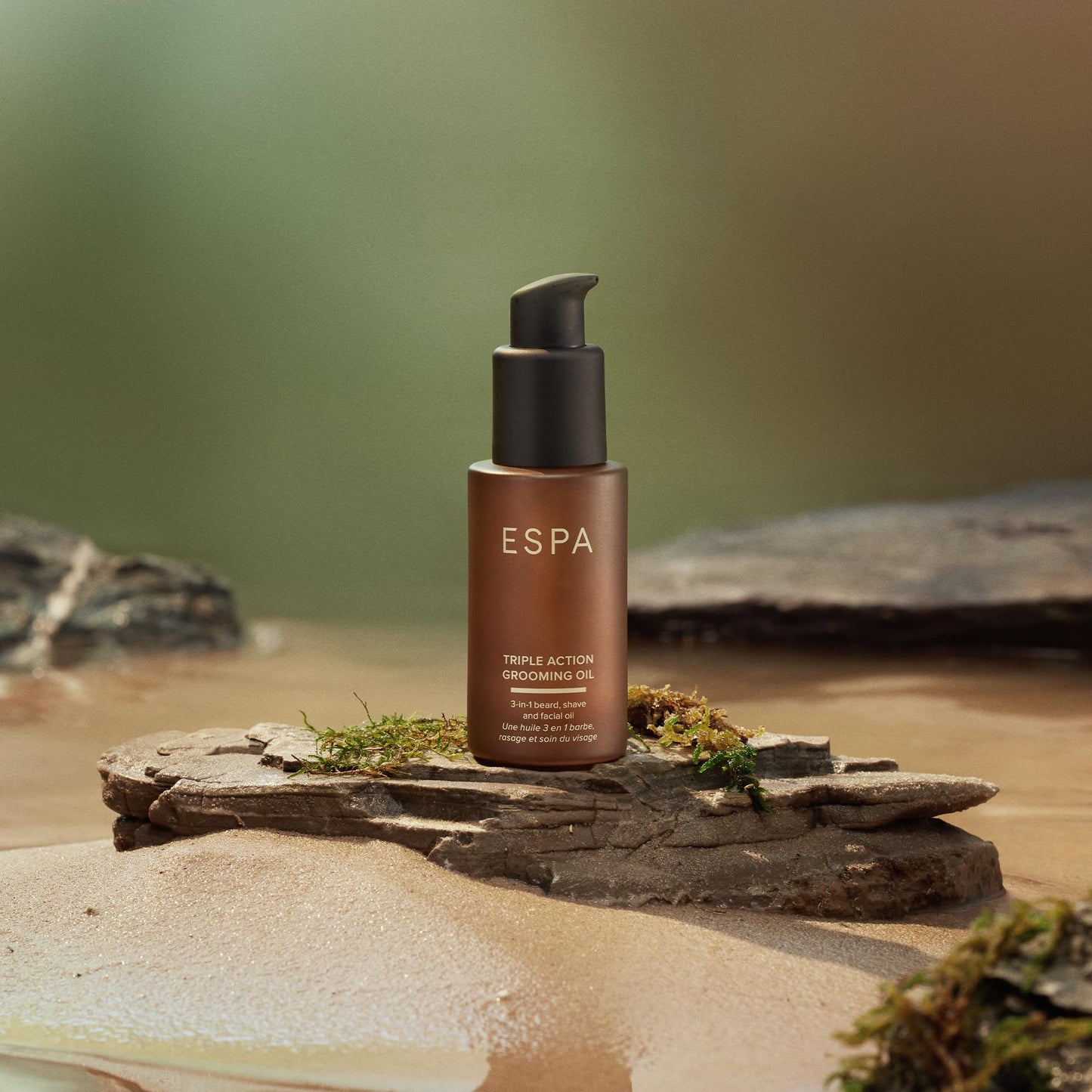ESPA | Triple Action Grooming Oil | 30ml | 3-in-1 Shave, Beard & Facial Oil