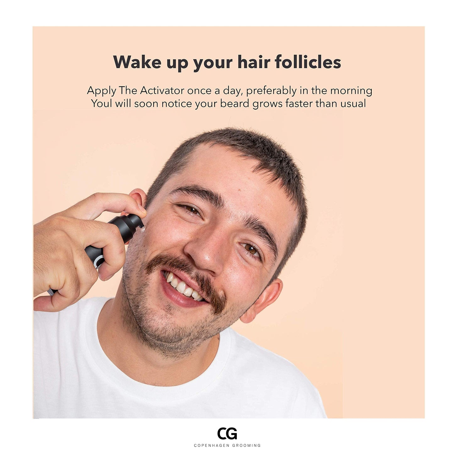 Copenhagen Grooming The Activator - Efficient Beard Growth Oil - Beard Oil for Men - Serum for Facial Hair Growth for Men - Oil Serum for Beard Growth & Beard Care