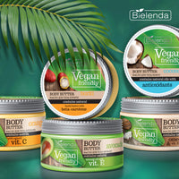 Bielenda Vegan Friendly - Actively Take Care Of The Skin, Tone, Moisturize And Soften It, Restoring The Extraordinary Smoothness And Elasticity - Vegan Friendly Orange Body Butter - 250 ml