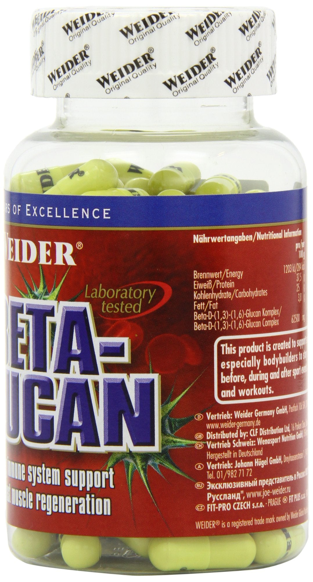 Weider Beta-Glucan, 120 Capsules