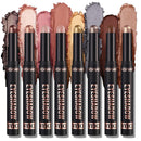 Difistik 8 Pcs Eyeshadow Stick Set, Shimmer Eye Shadow Pencil, Soft Smooth Cream With Matte Earth & Metal Colors, Waterproof Classy Shimmer Eye Shadow Sticks Set, for Daily Makeup & Special Occasions