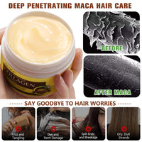 Frovetani Collagen Hair Mask Deep Repair Conditioning, Hair Treatment Mask Calms and Relaxes the Scalp, Hair Mask with Argan Oil for Dry Damaged Hair All Hair Types, Nourish and Moisturize Hair & Scalp